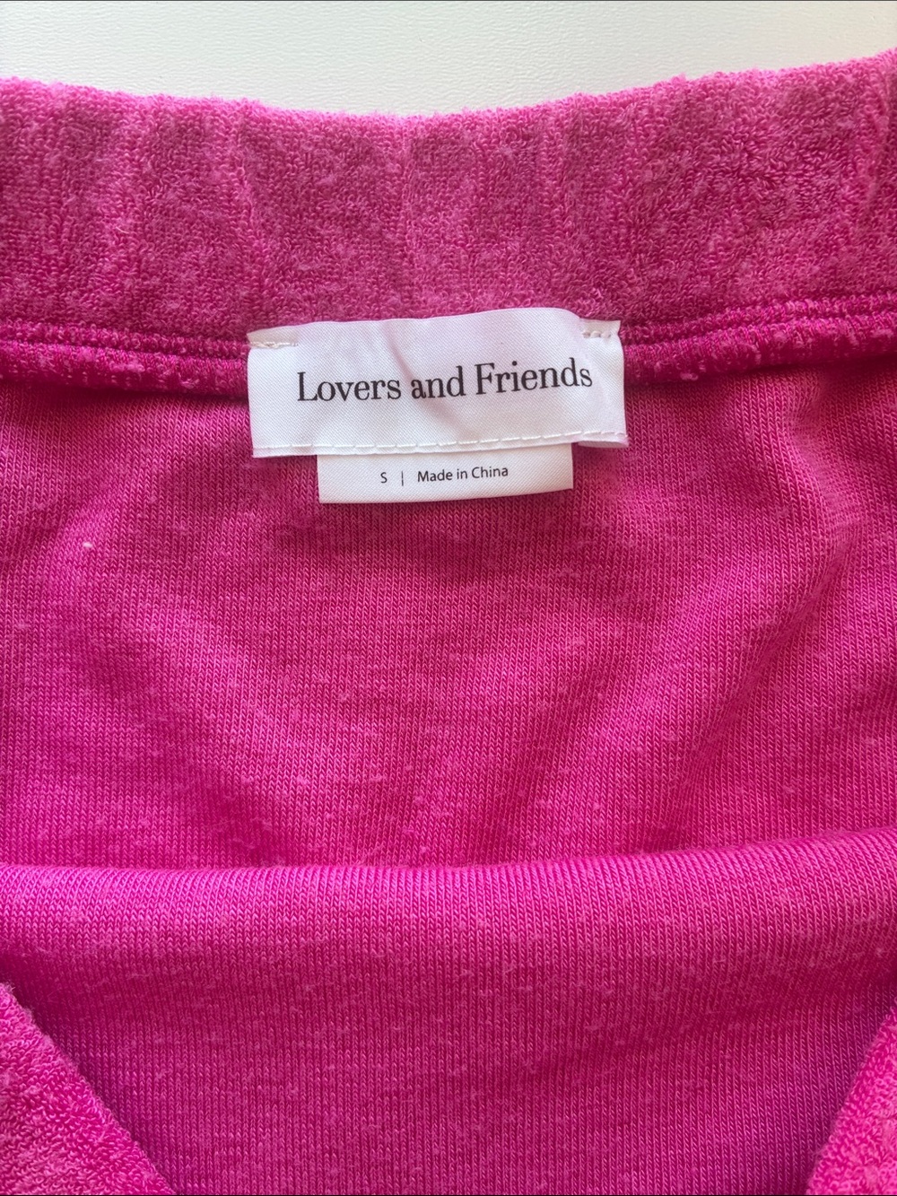 Hot Pink Two-Piece Halter Crop Top and Skirt - Picture 6 of 7